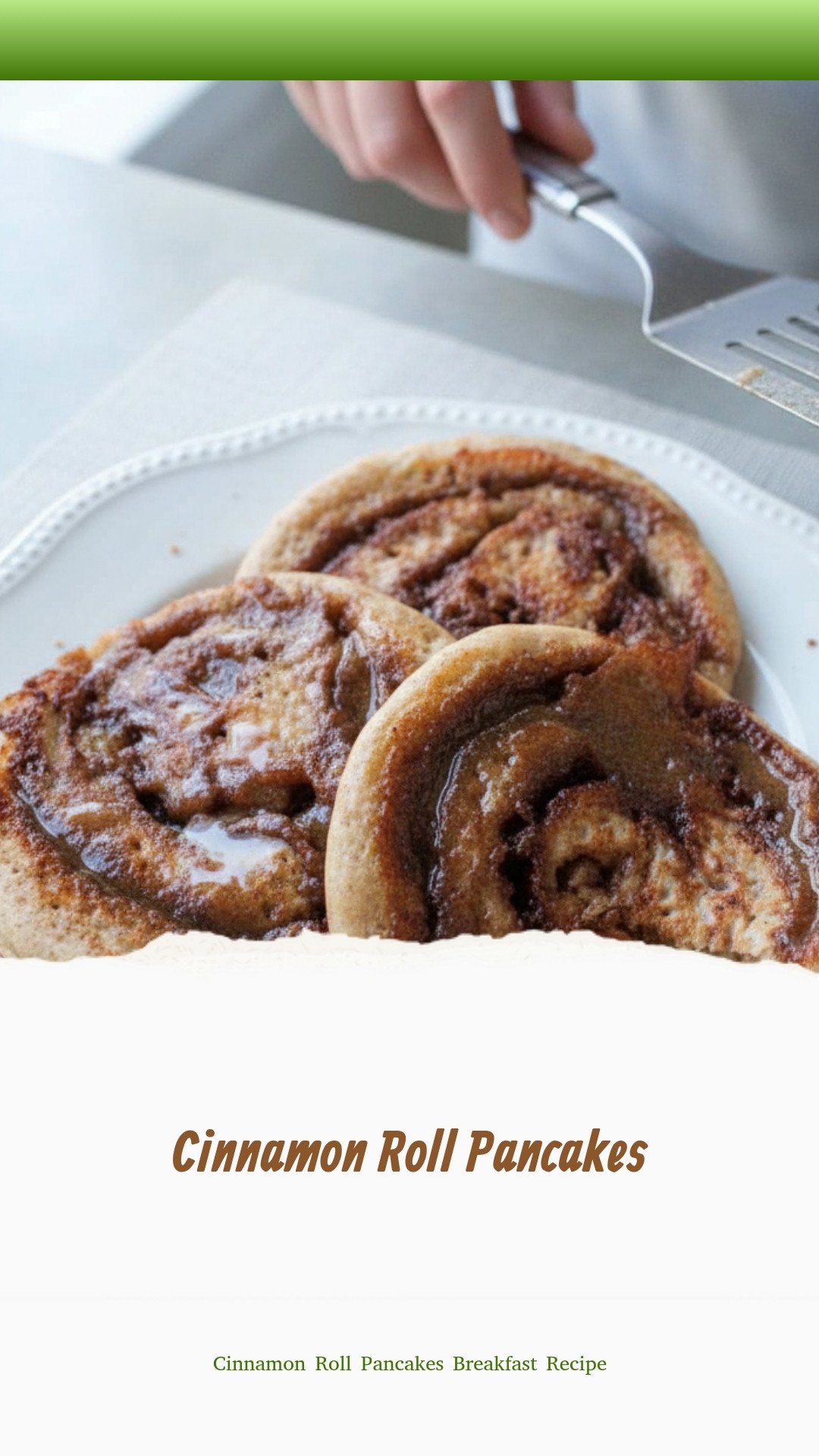 Cinnamon Roll Pancakes 