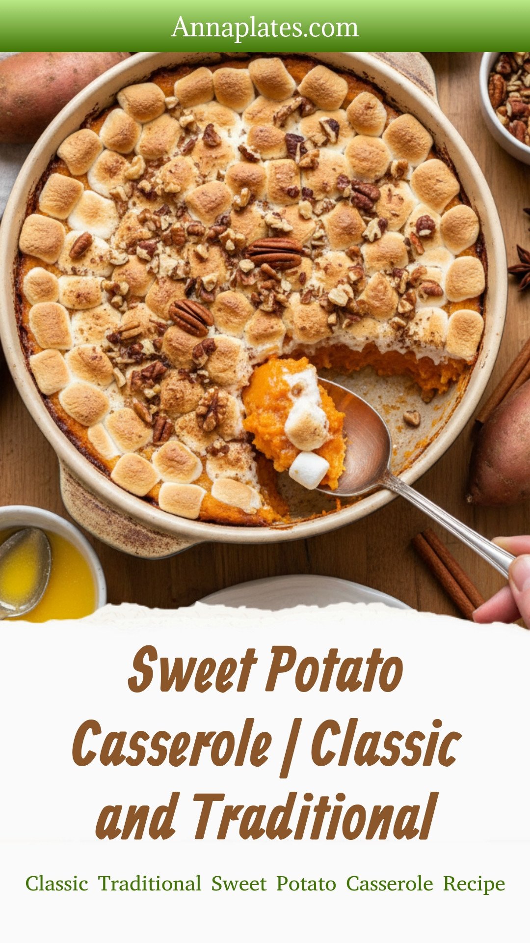 Sweet Potato Casserole | Classic and Traditional
