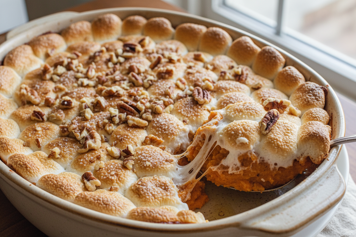 Classic Traditional Sweet Potato Casserole Recipe