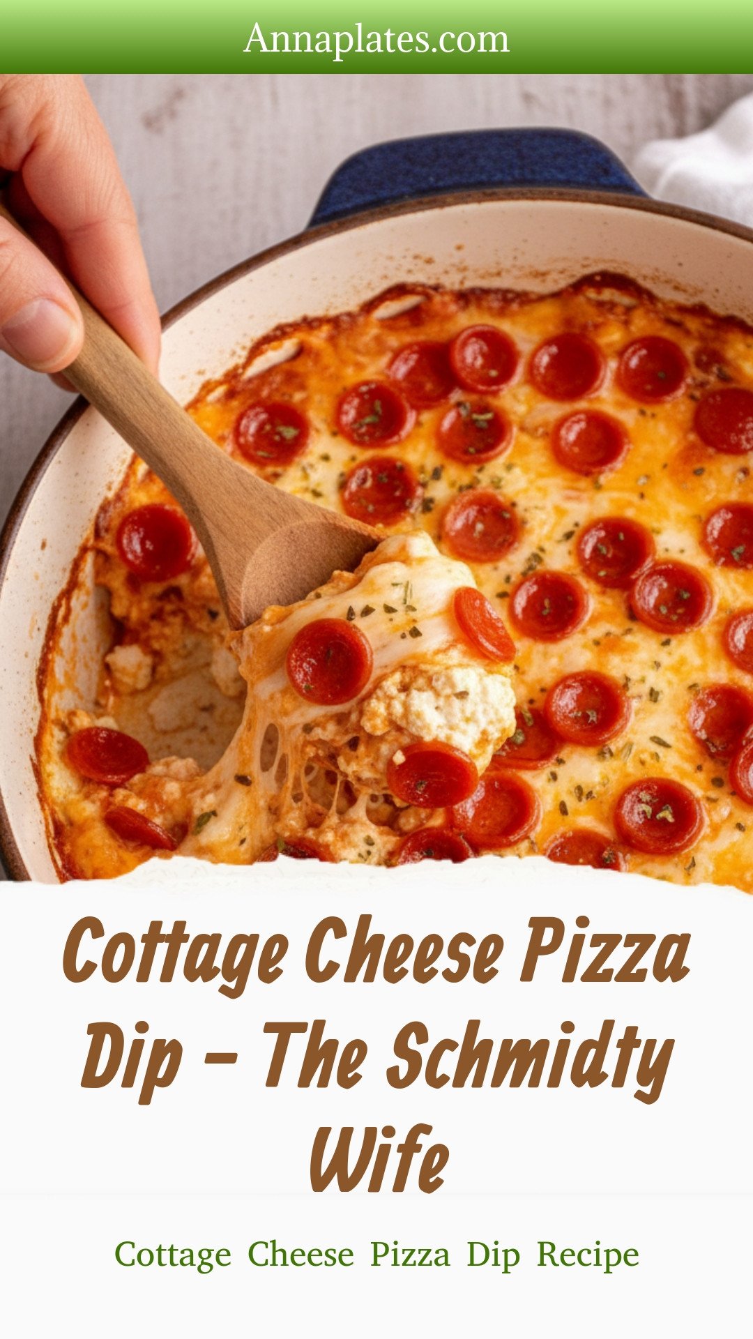Cottage Cheese Pizza Dip - The Schmidty Wife