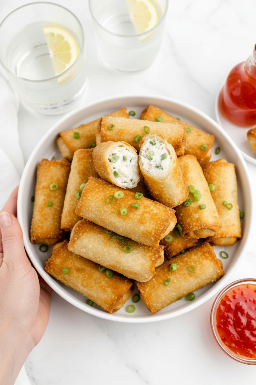 Crab Rangoon Eggroll