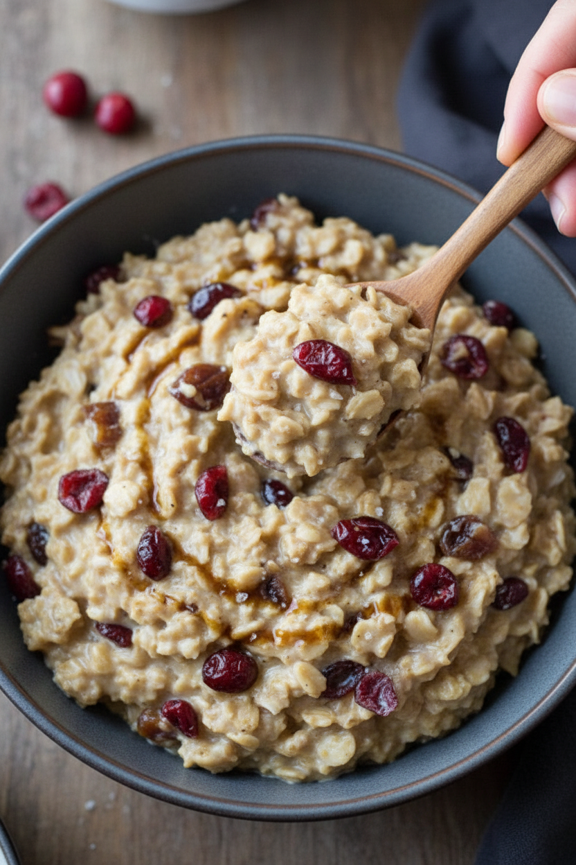 Cranberry Date Oatmeal - The Schmidty Wife