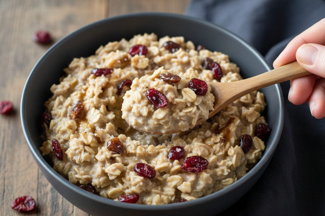 Cranberry Date Oatmeal - The Schmidty Wife