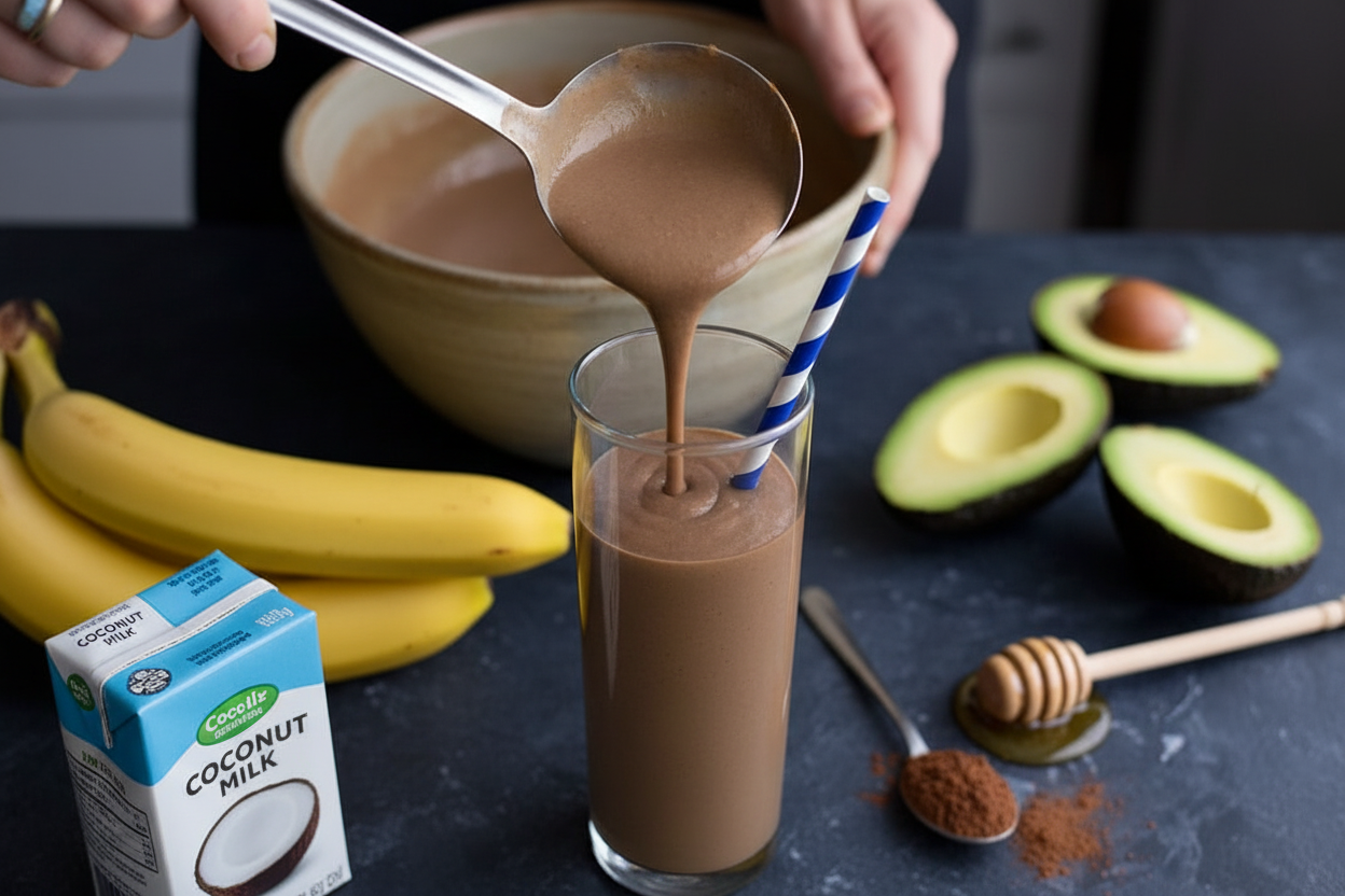 Chocolate Avocado Smoothie - The Schmidty Wife