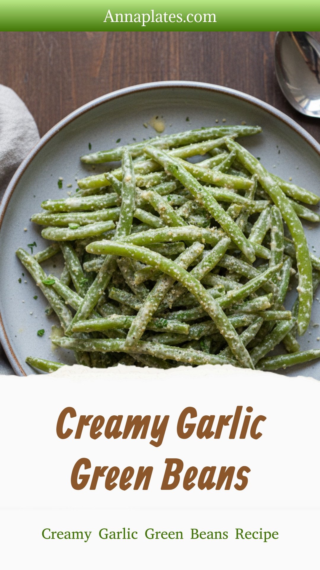 Creamy Garlic Green Beans
