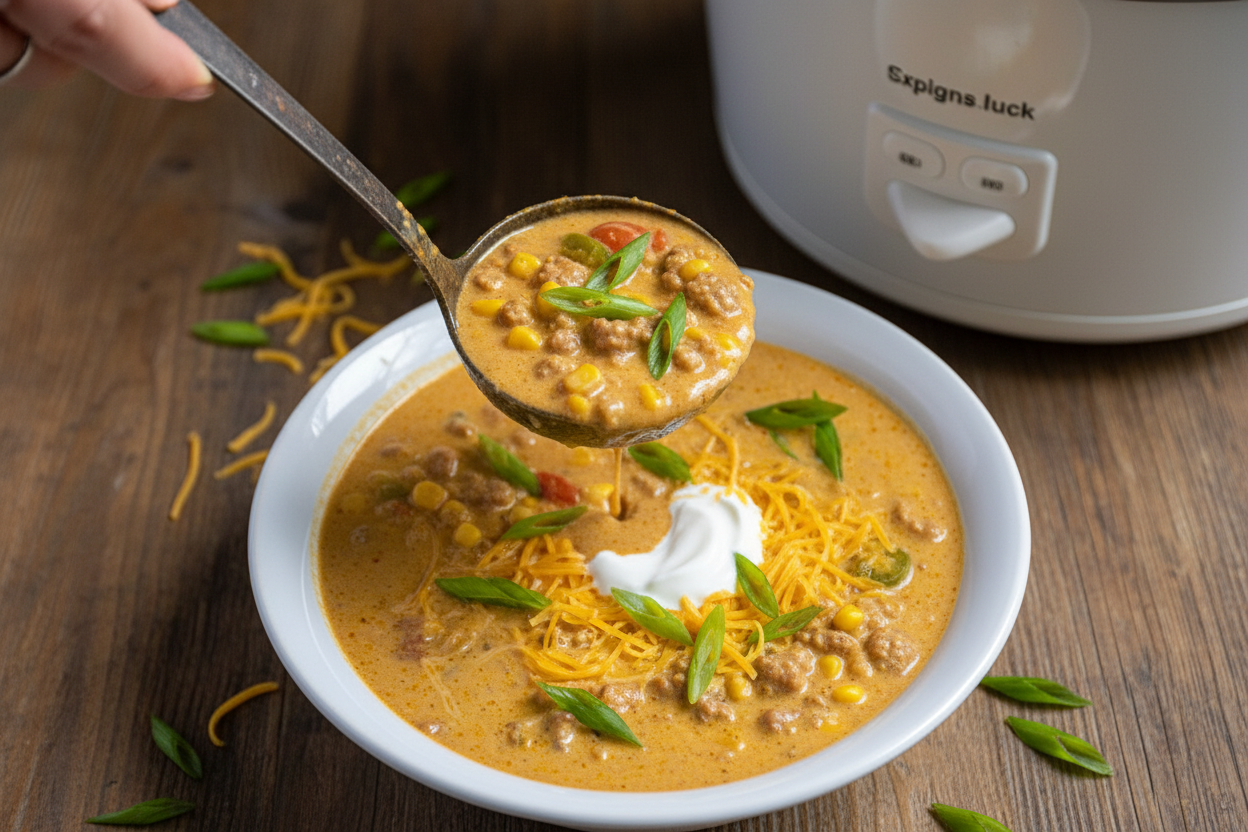 Crockpot Creamy Pumpkin Chili - The Schmidty Wife