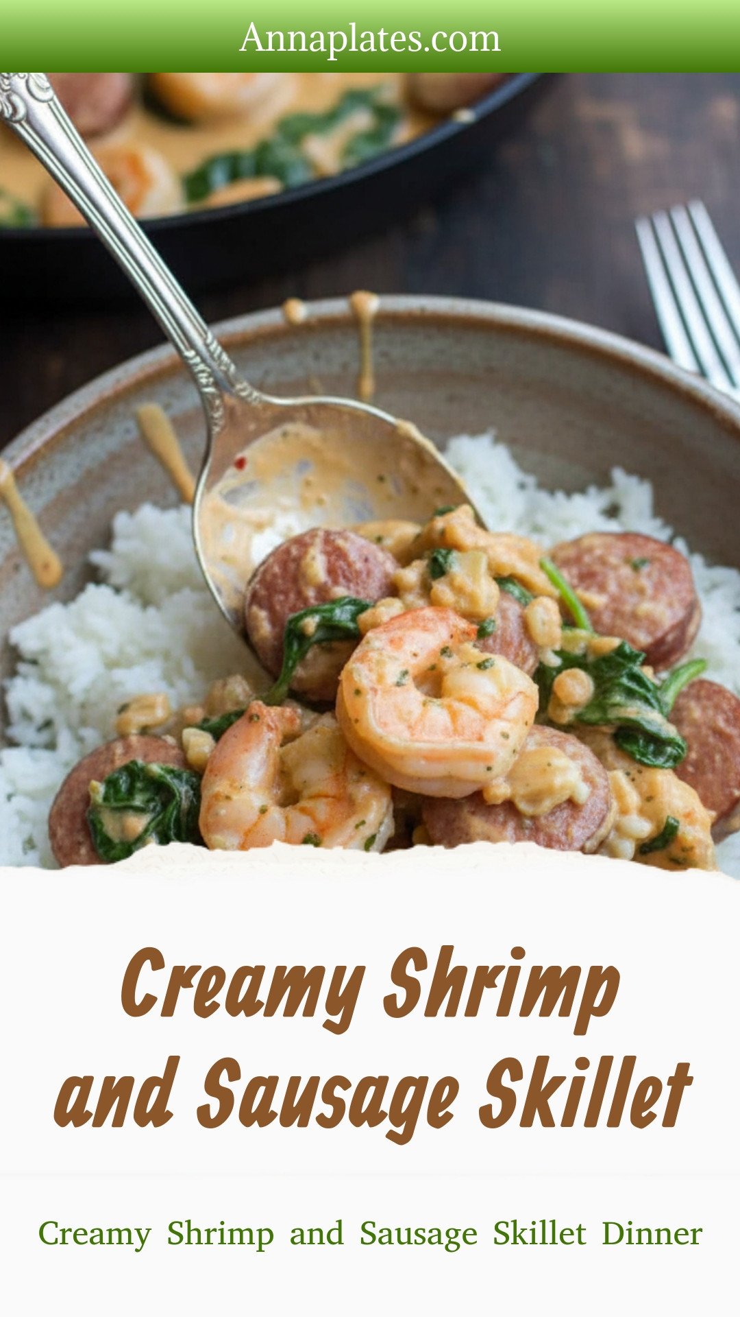 Creamy Shrimp and Sausage Skillet