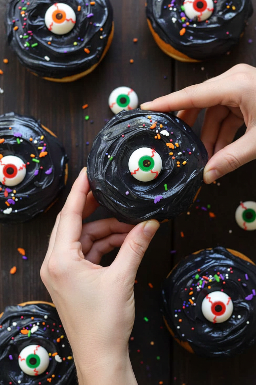 Creepy Eyeball Donuts
