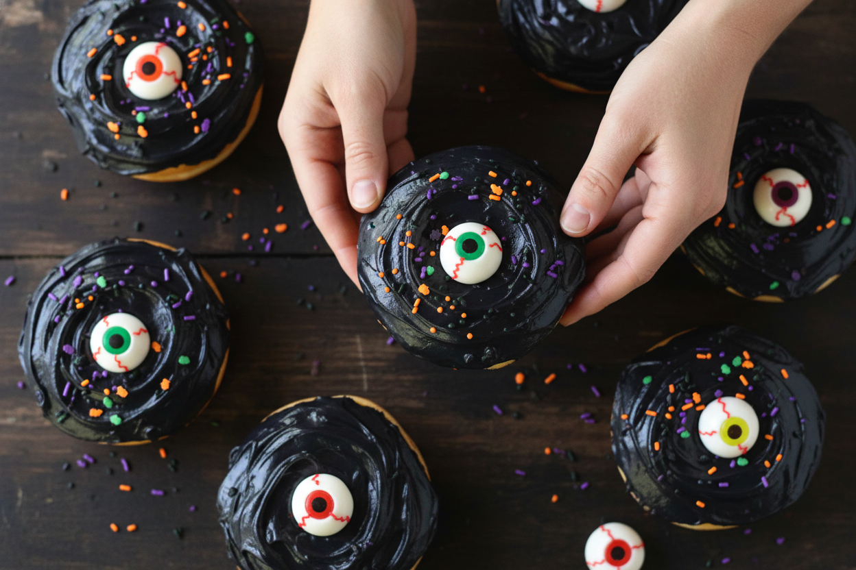 Creepy Eyeball Donuts