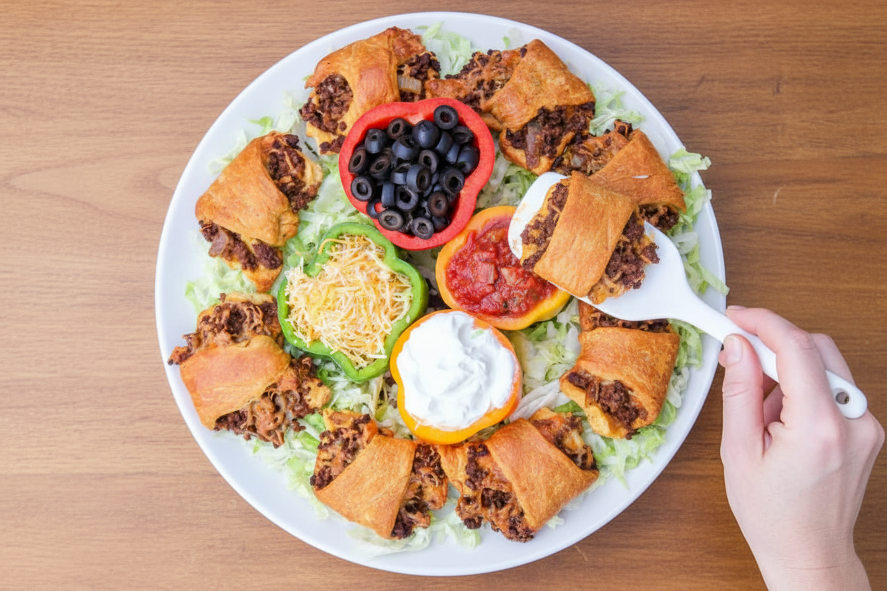 Crescent Taco Ring Recipe