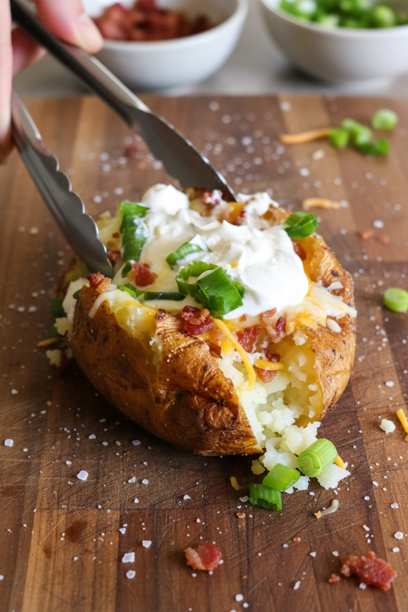 Air Fryer Baked Potatoes