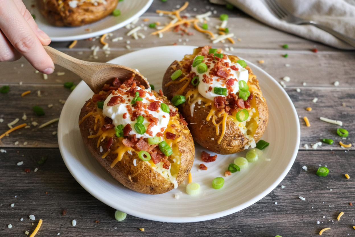 Air Fryer Baked Potatoes