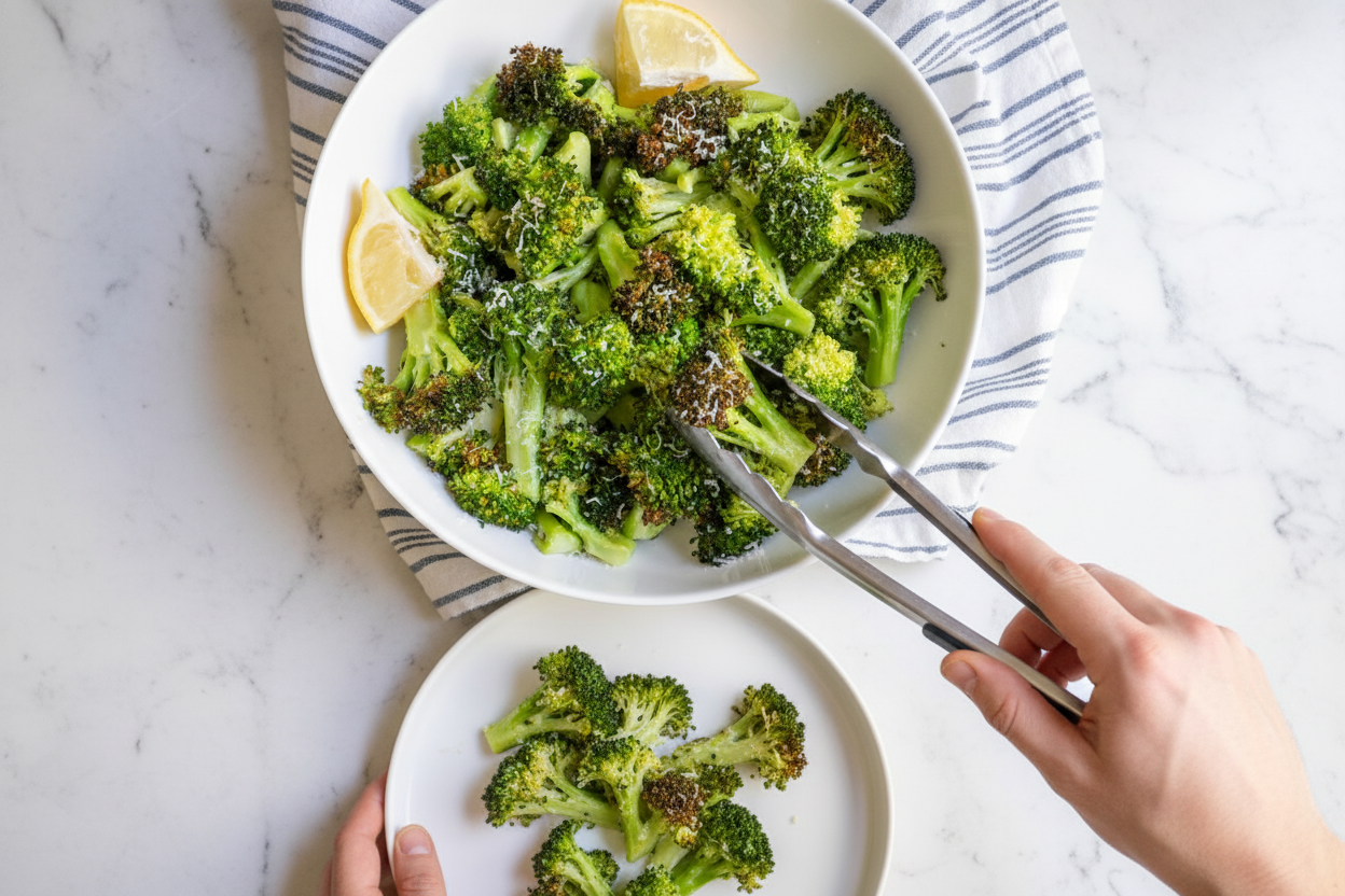 Air Fryer Broccoli - The Schmidty Wife