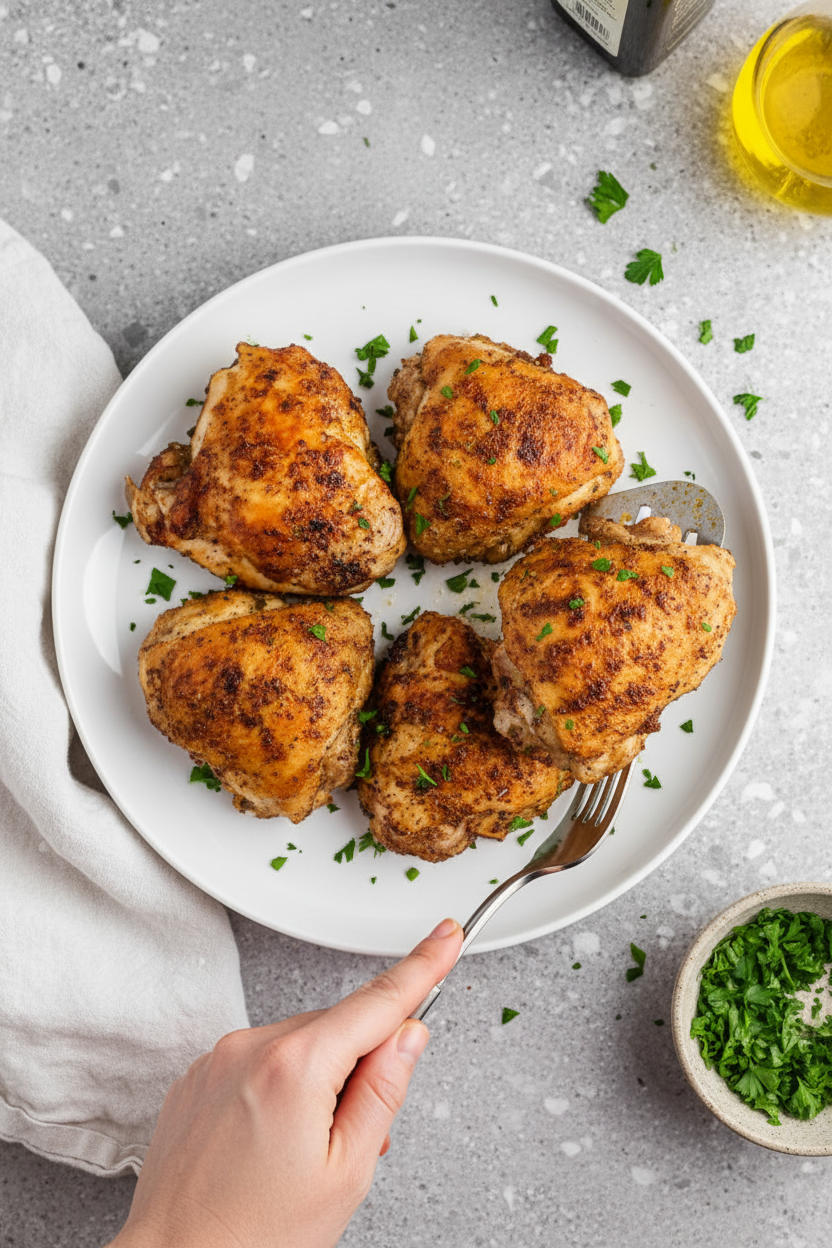 Air Fryer Chicken Thighs
