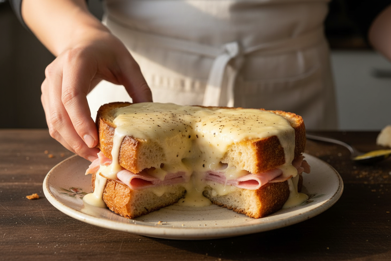 Croque Monsieur with Bechamel Sauce