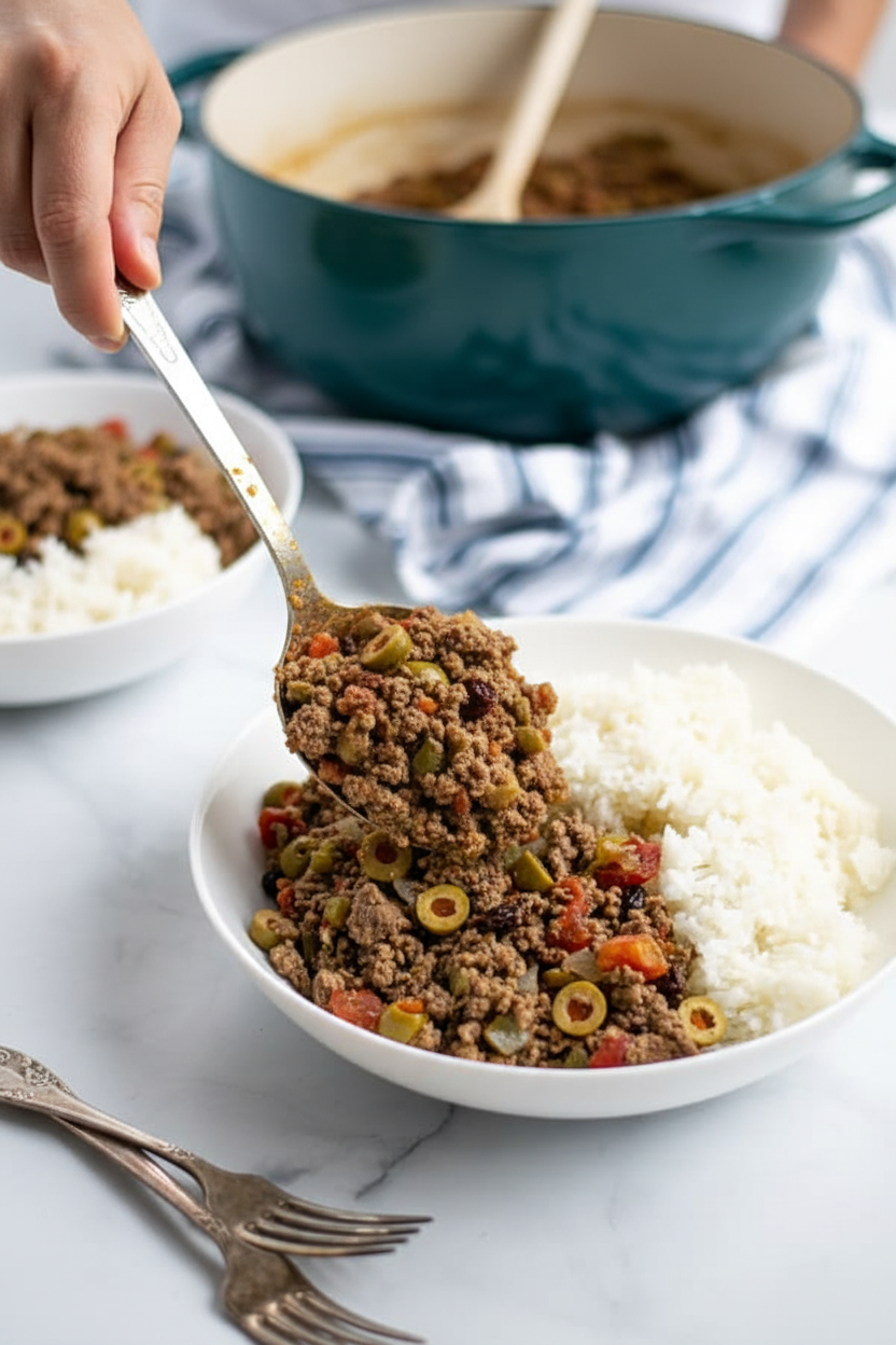How to make Cuban Picadillo - The Schmidty Wife