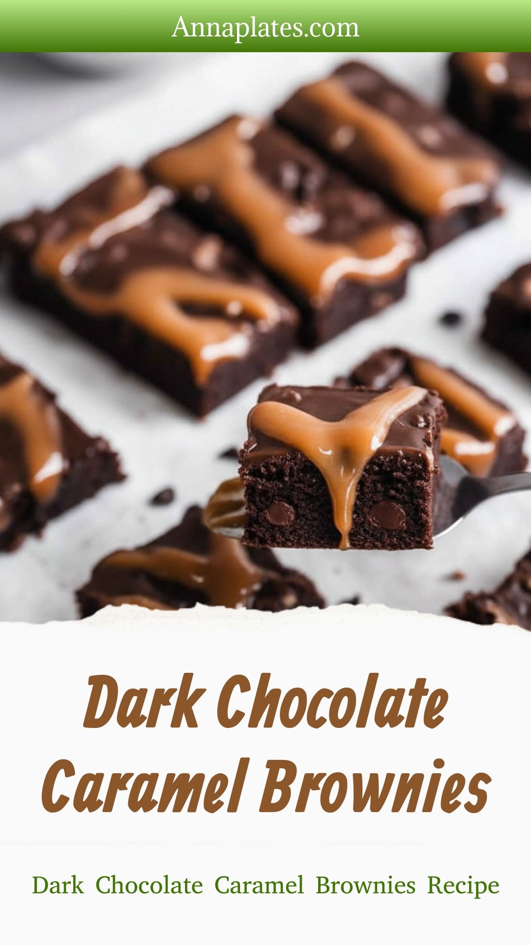 Dark Chocolate Caramel Brownies