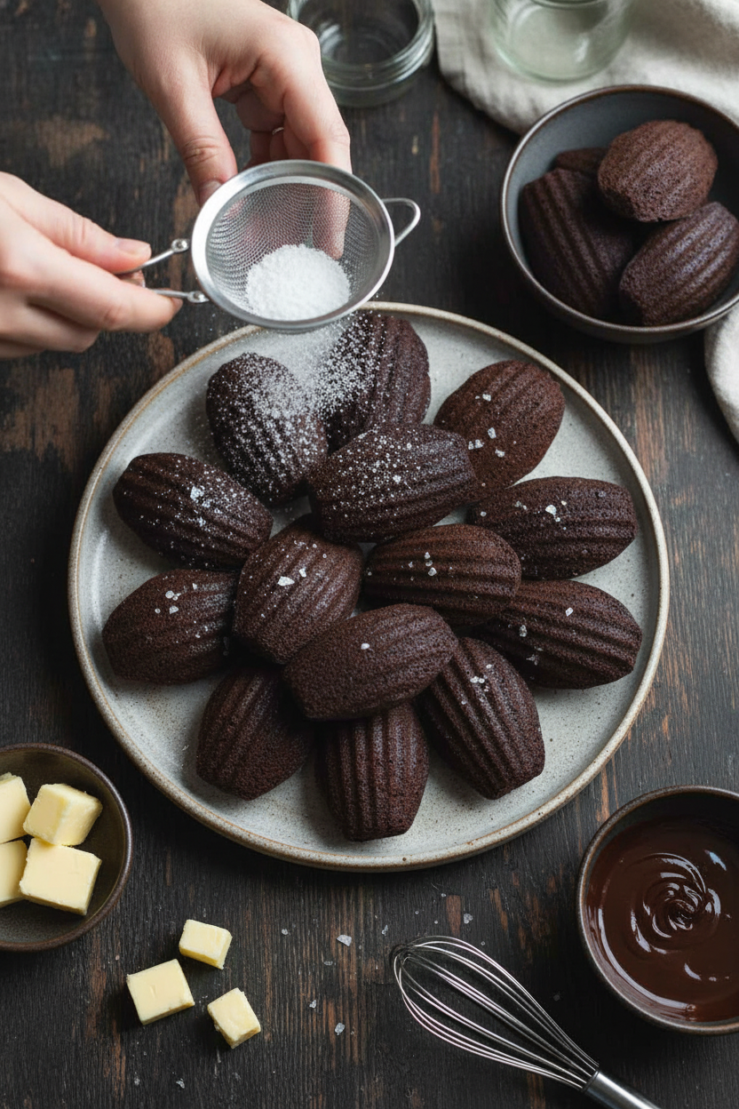 Dark Chocolate Madeleines