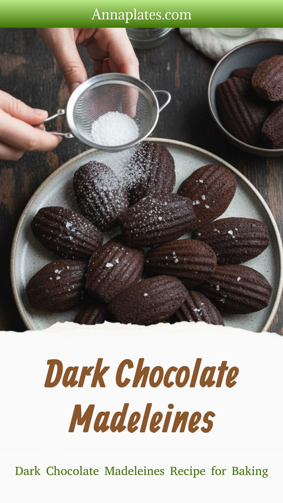 Dark Chocolate Madeleines