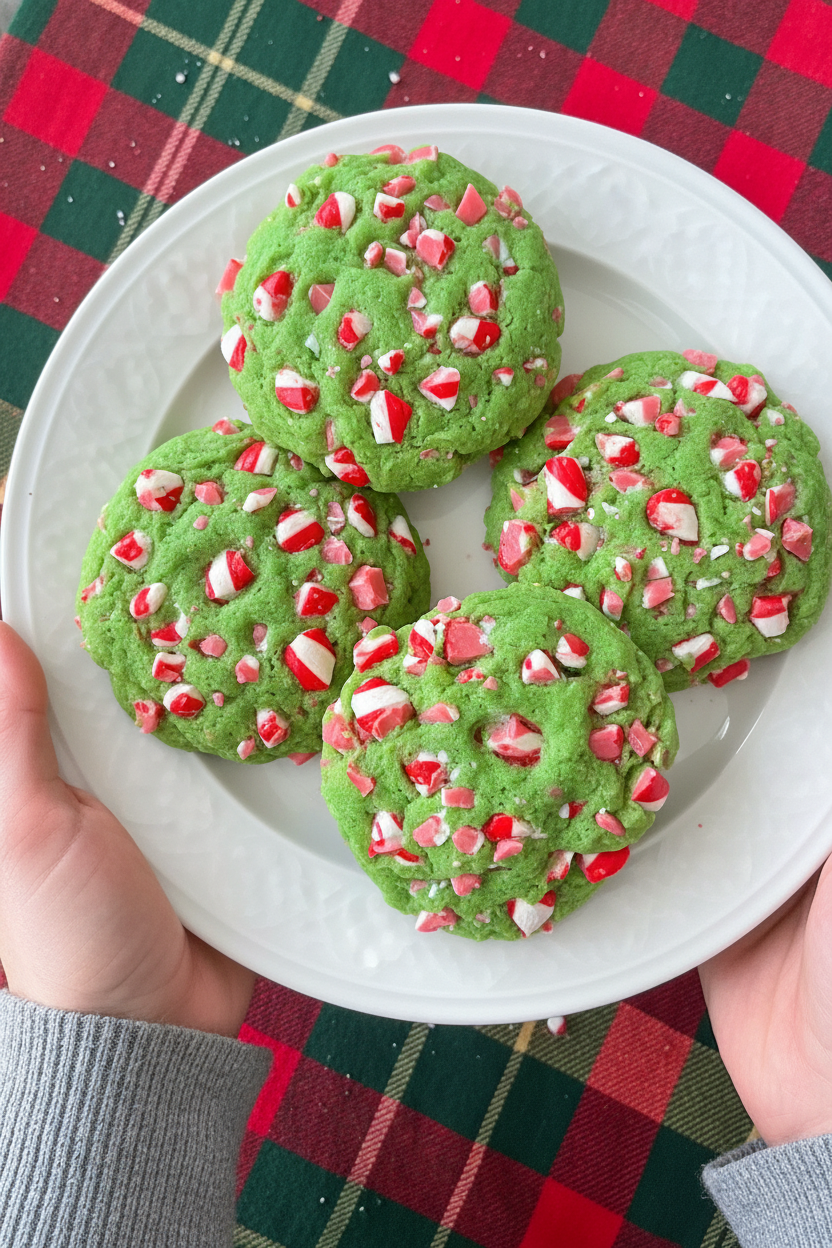 Double Peppermint Cookies