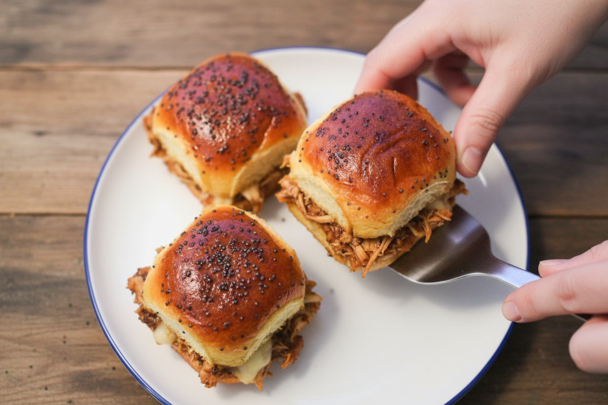 Dr Pepper Saucy Chicken Sliders