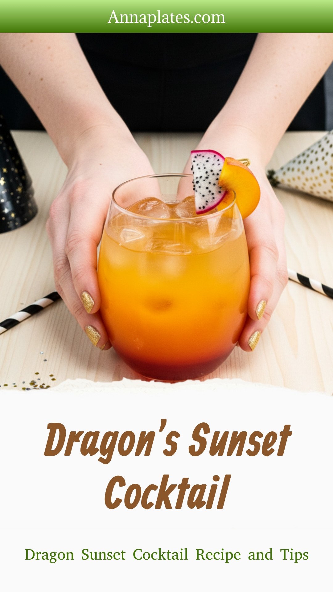 Dragon's Sunset Cocktail