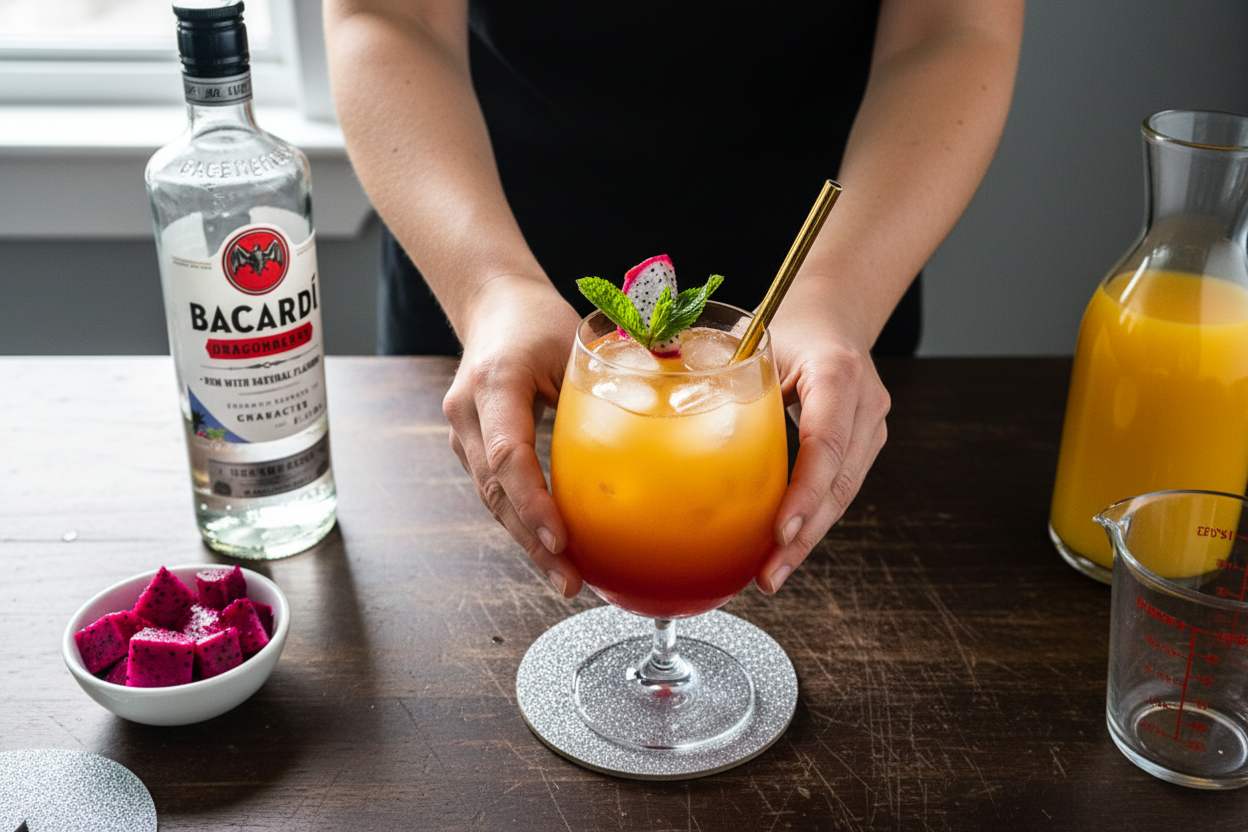 Dragon's Sunset Cocktail