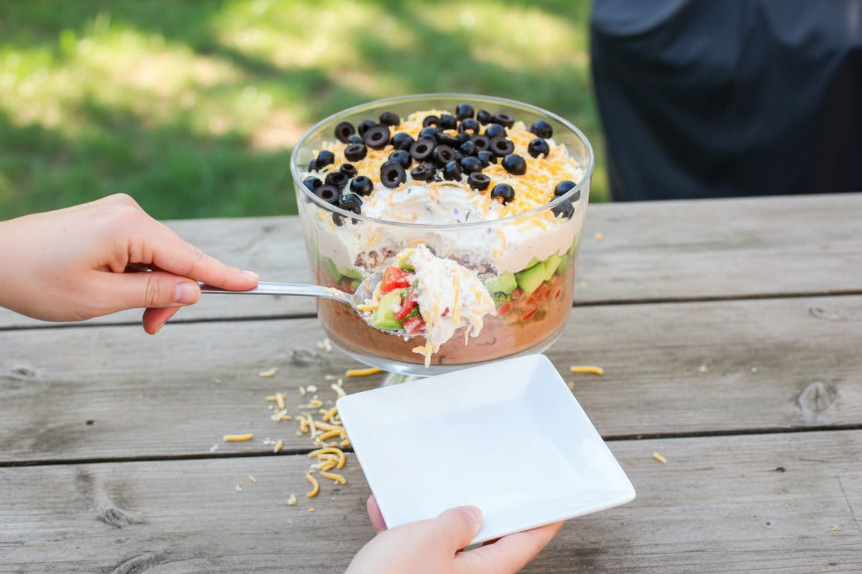 Easy 7 Layer Mexican Dip Recipe