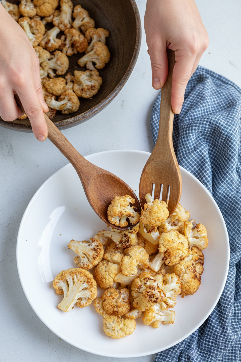Easy Air Fryer Cauliflower - The Schmidty Wife
