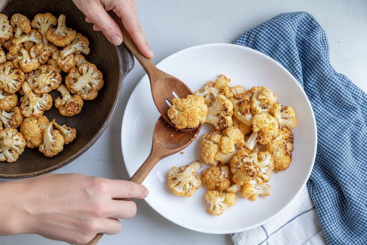 Easy Air Fryer Cauliflower - The Schmidty Wife