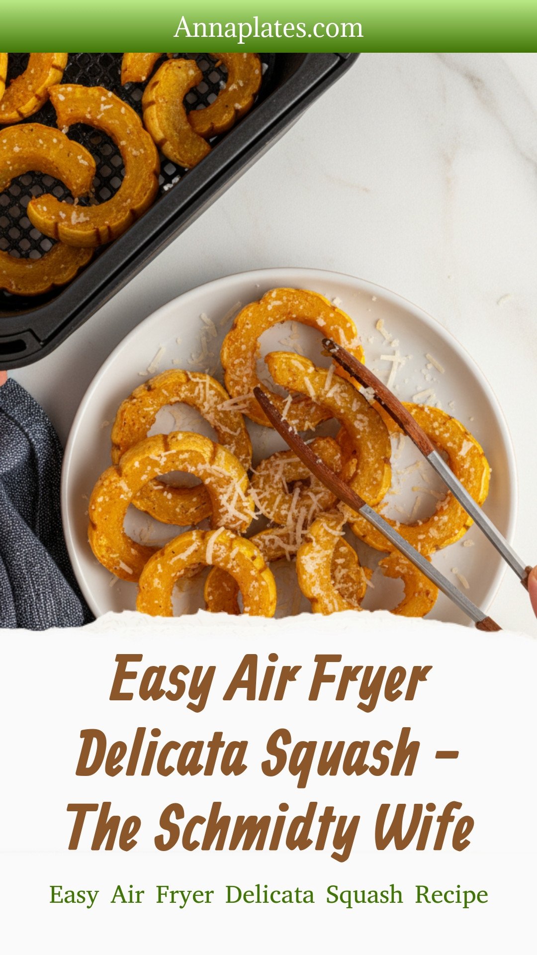 Easy Air Fryer Delicata Squash - The Schmidty Wife