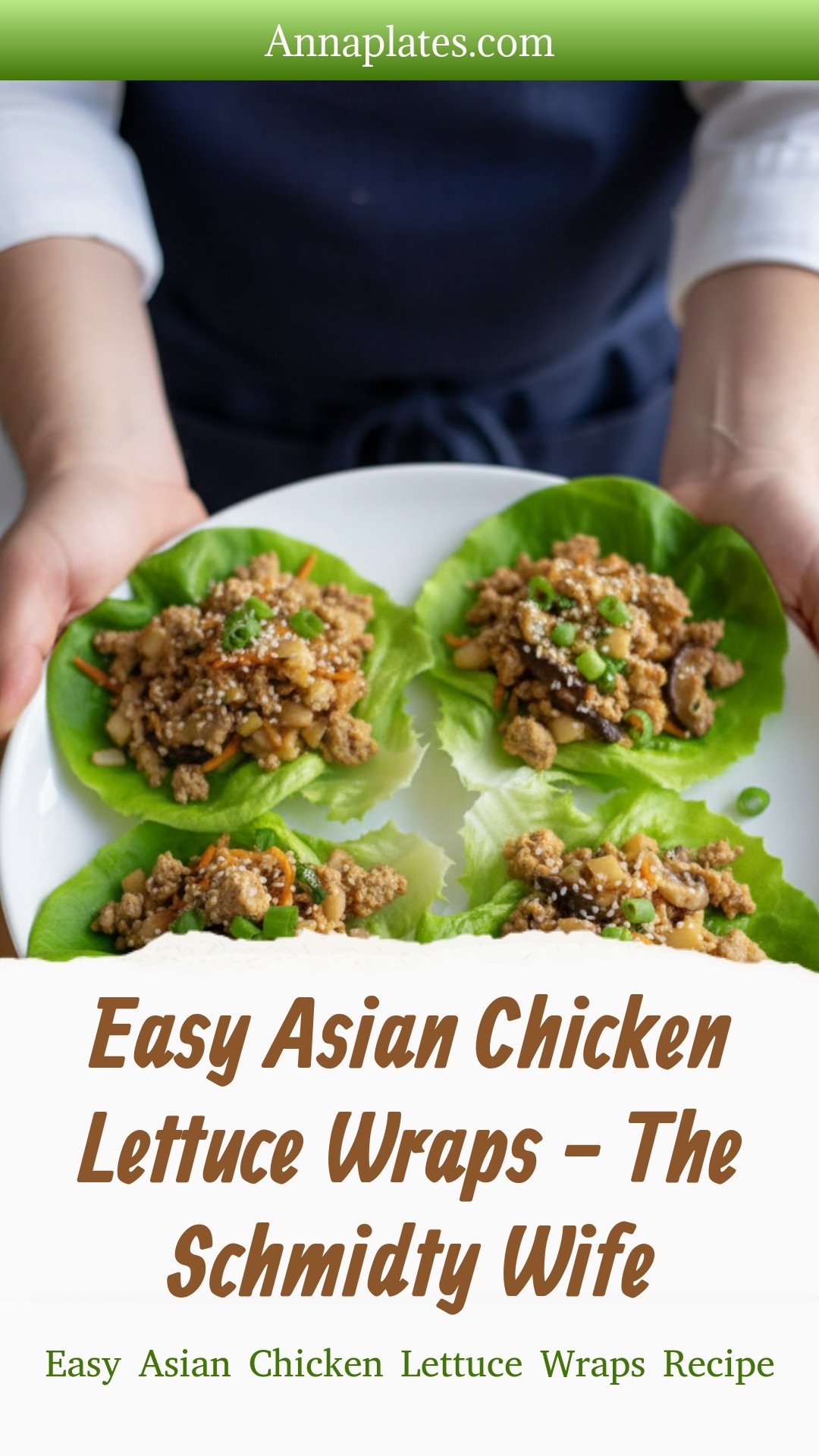 Easy Asian Chicken Lettuce Wraps - The Schmidty Wife