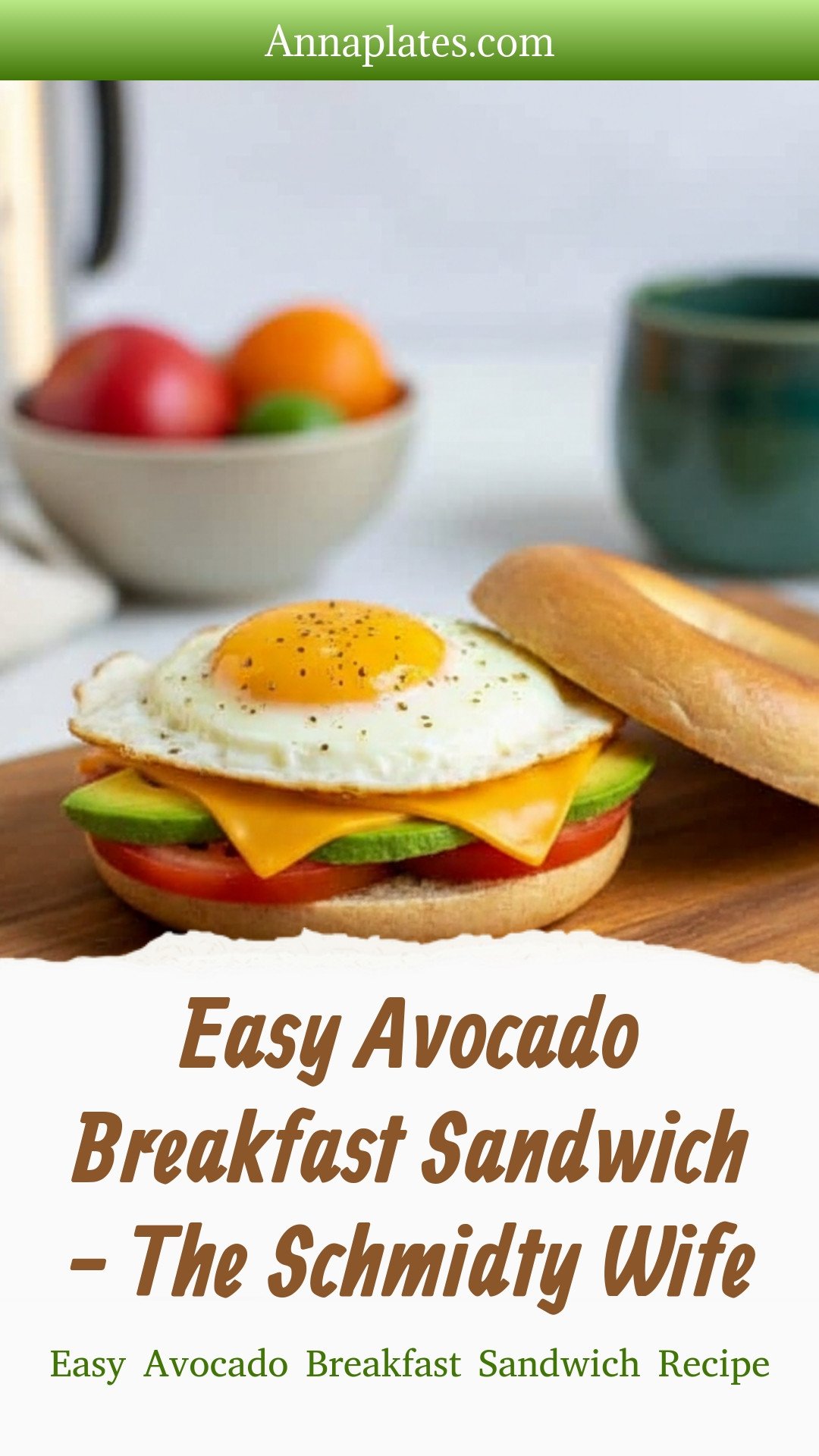 Easy Avocado Breakfast Sandwich - The Schmidty Wife