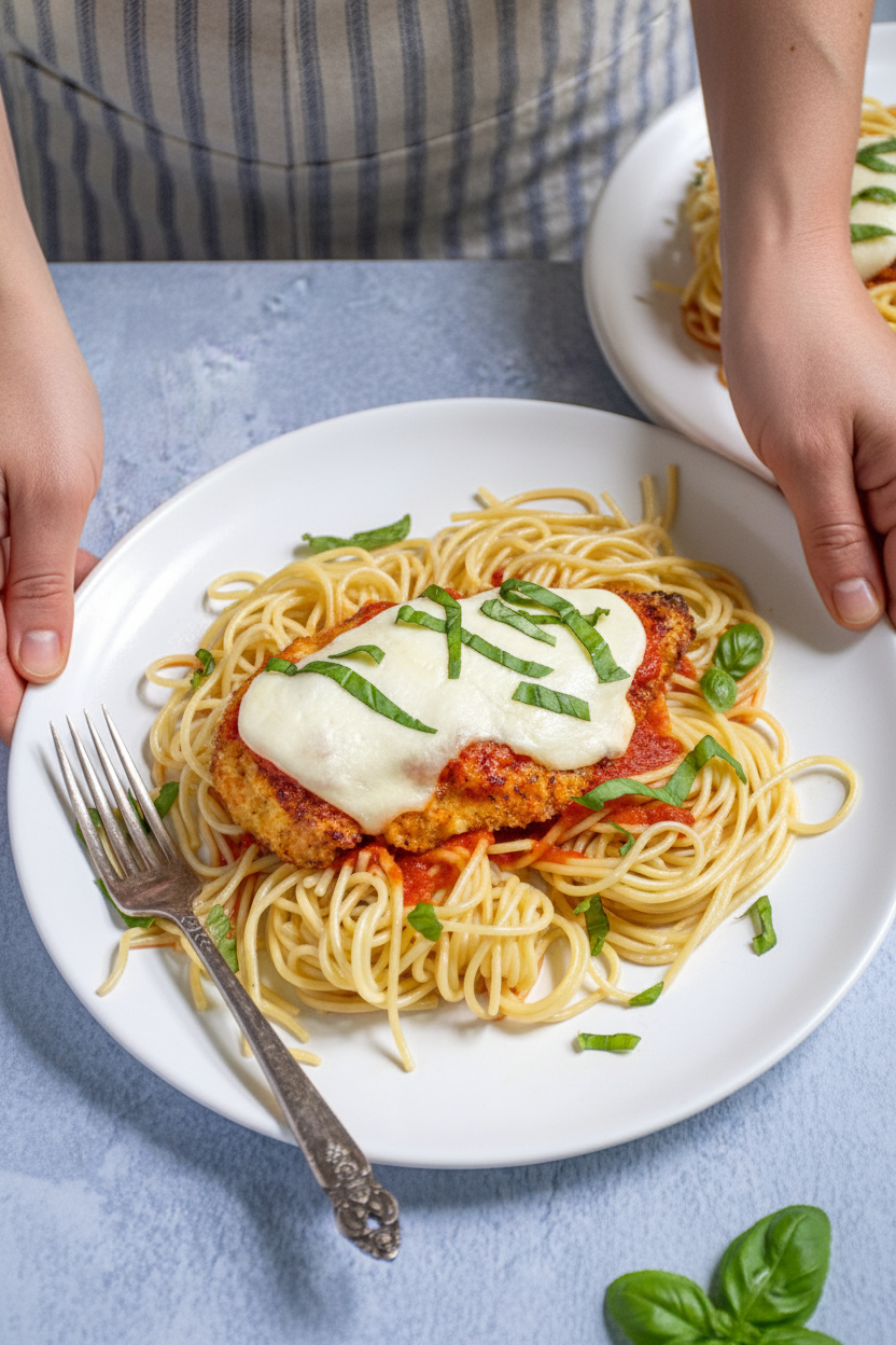 Easy Baked Chicken Parmesan Recipe - The Schmidty Wife