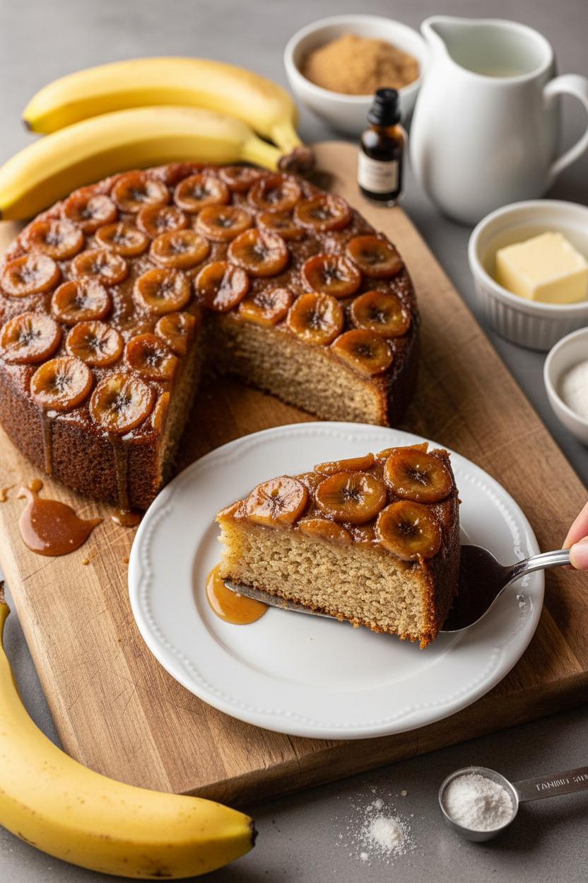 Banana Upside Down Cake