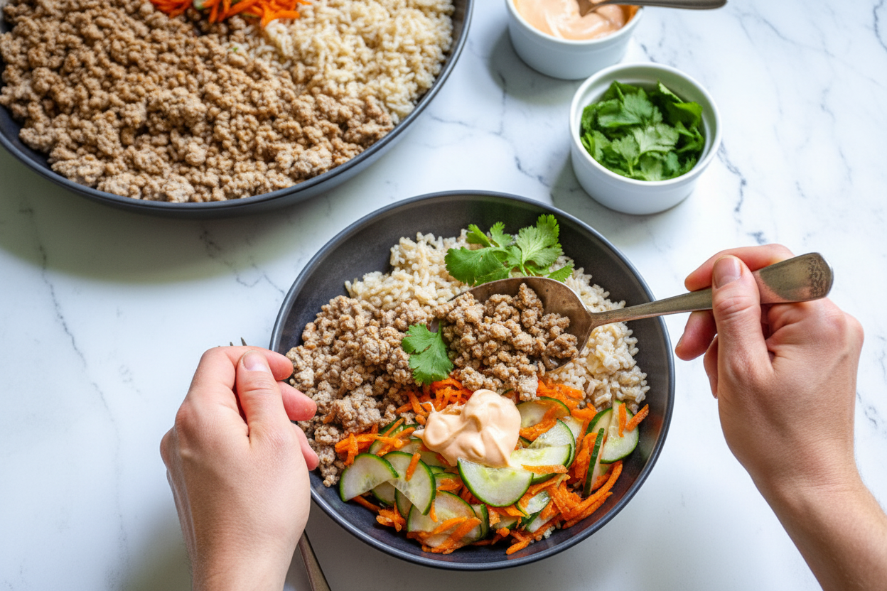Easy Banh Mi Rice Bowls Recipe - The Schmidty Wife
