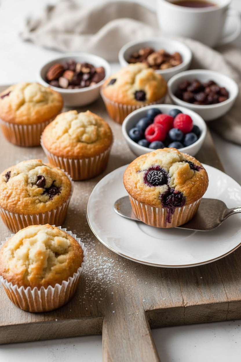 Basic Sour Cream Muffin Recipe