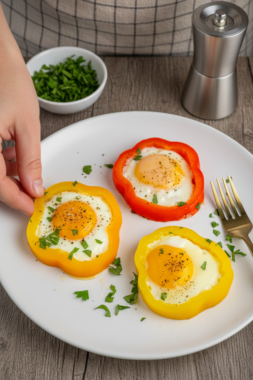 Easy Bell Pepper Egg Rings - The Schmidty Wife
