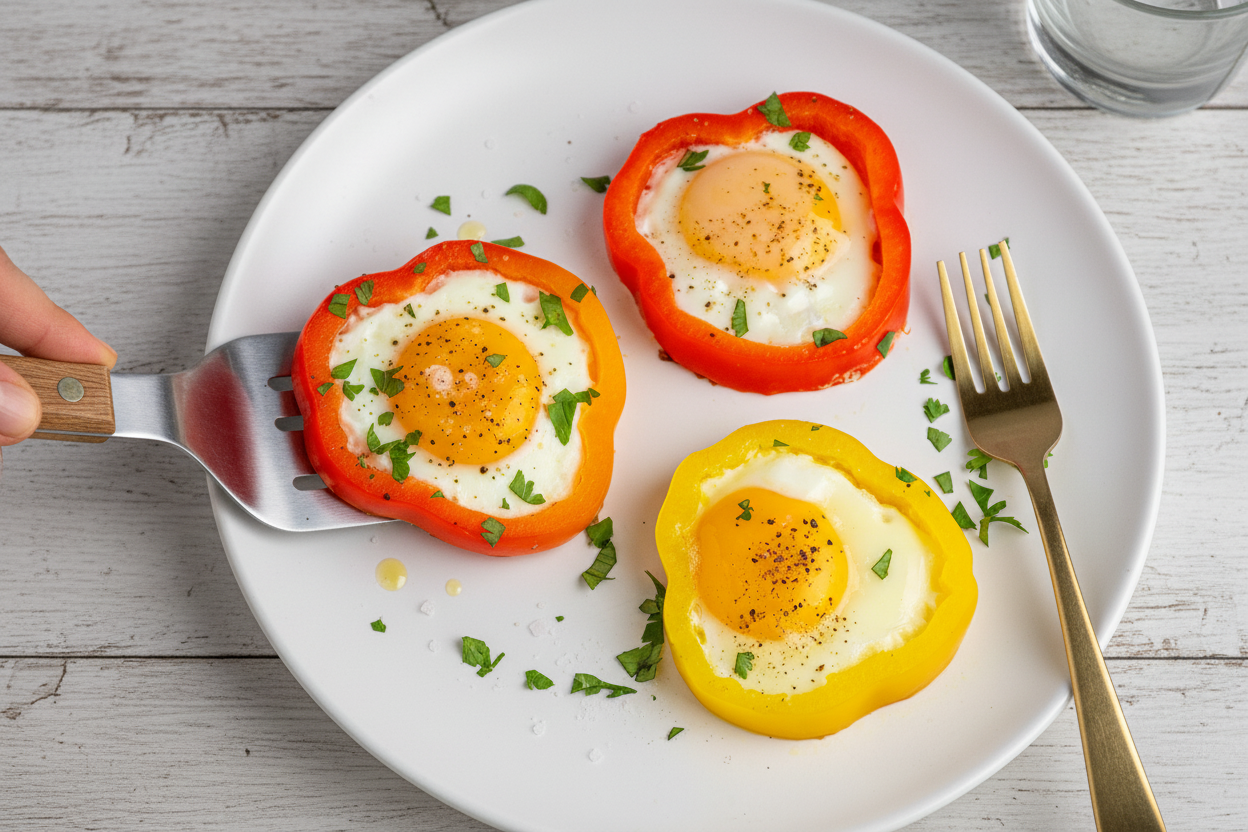 Easy Bell Pepper Egg Rings - The Schmidty Wife