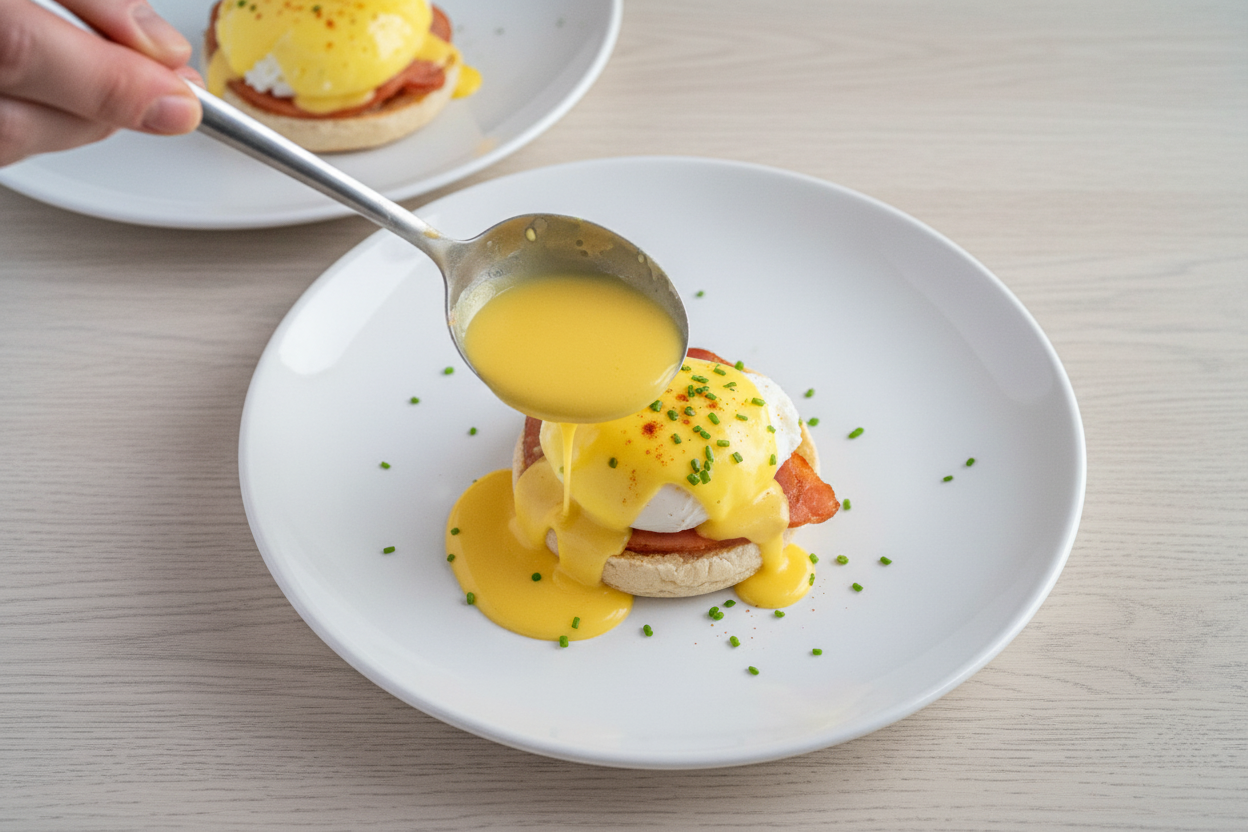 Easy Blender Hollandaise Sauce - The Schmidty Wife