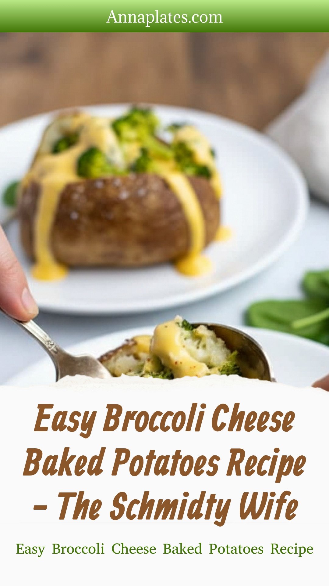 Easy Broccoli Cheese Baked Potatoes Recipe - The Schmidty Wife