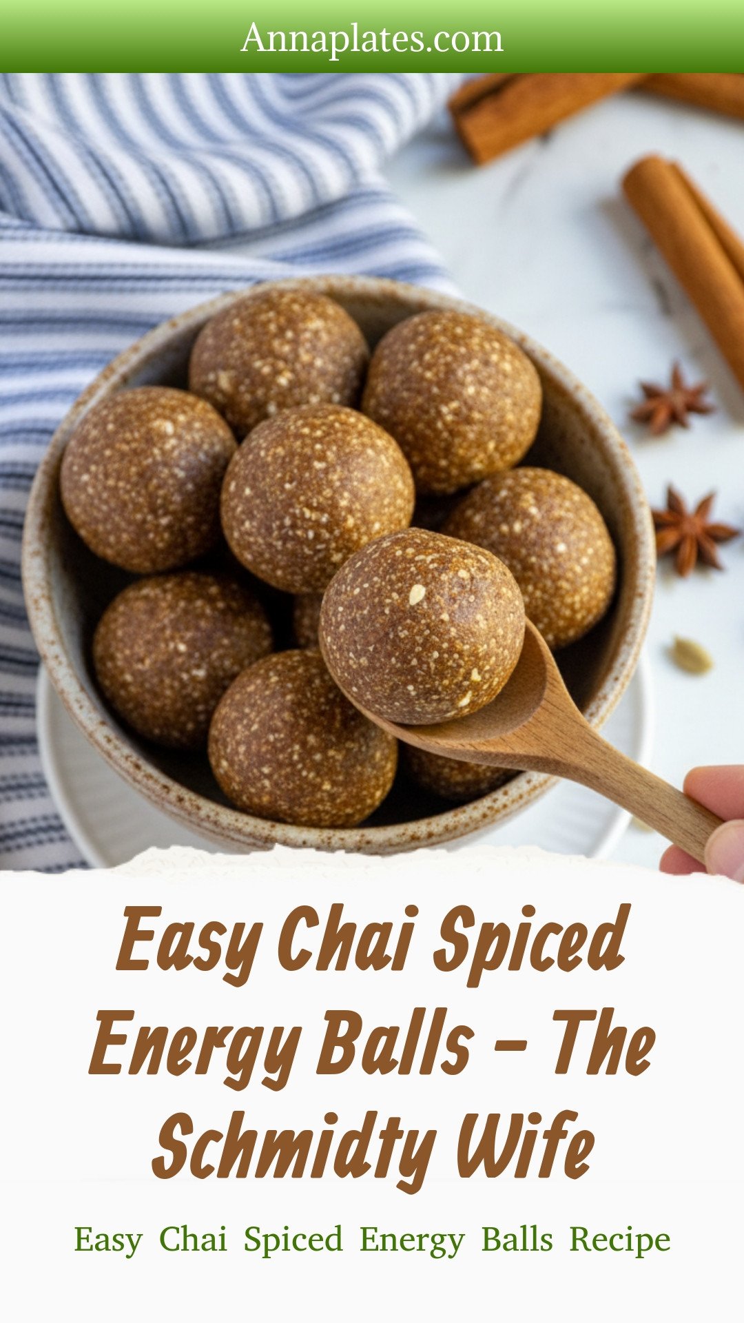 Easy Chai Spiced Energy Balls - The Schmidty Wife