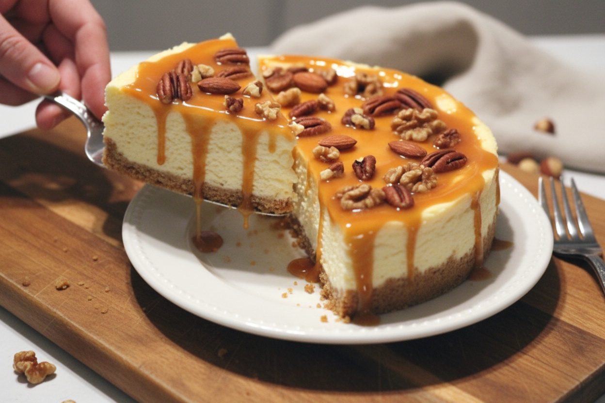 Easy Cheesecake Factory Caramel Cheesecake Copycat