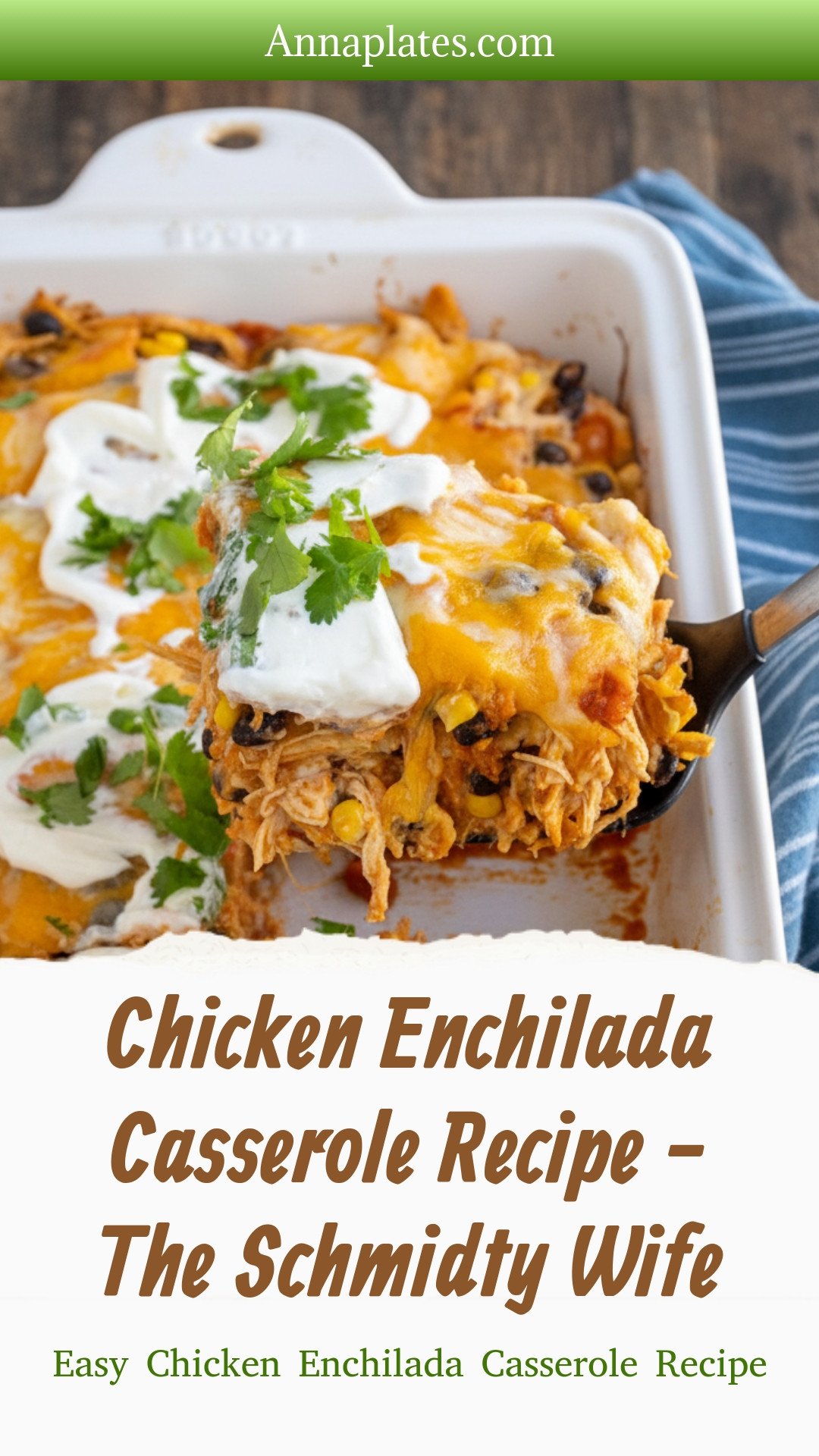 Chicken Enchilada Casserole Recipe - The Schmidty Wife