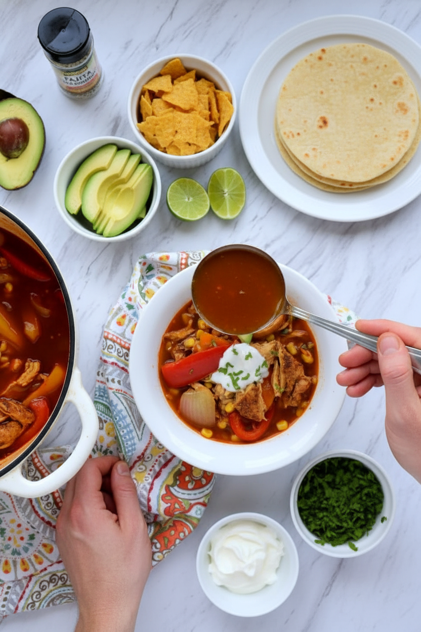 Chicken Fajita Soup - The Schmidty Wife
