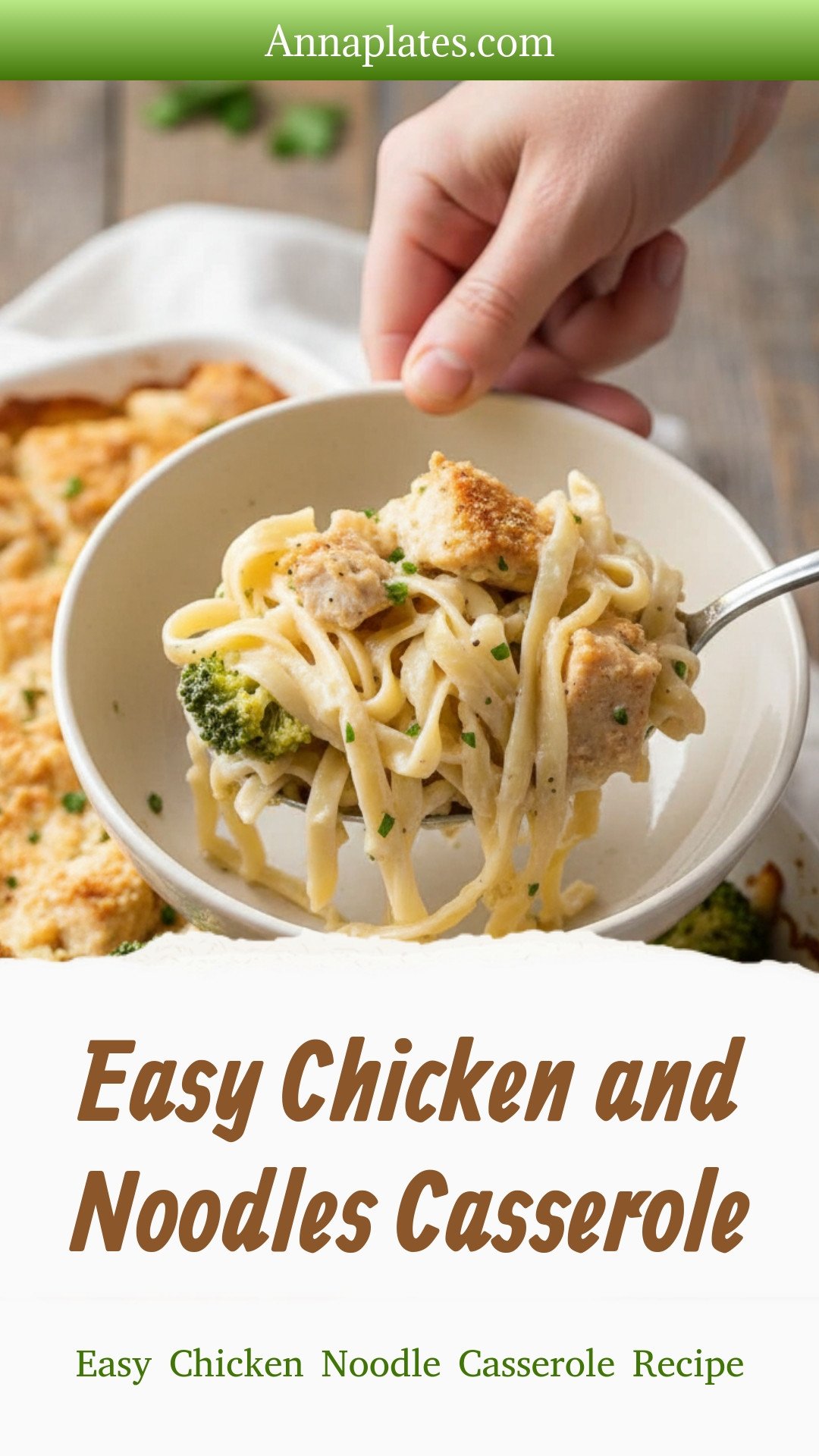 Easy Chicken and Noodles Casserole
