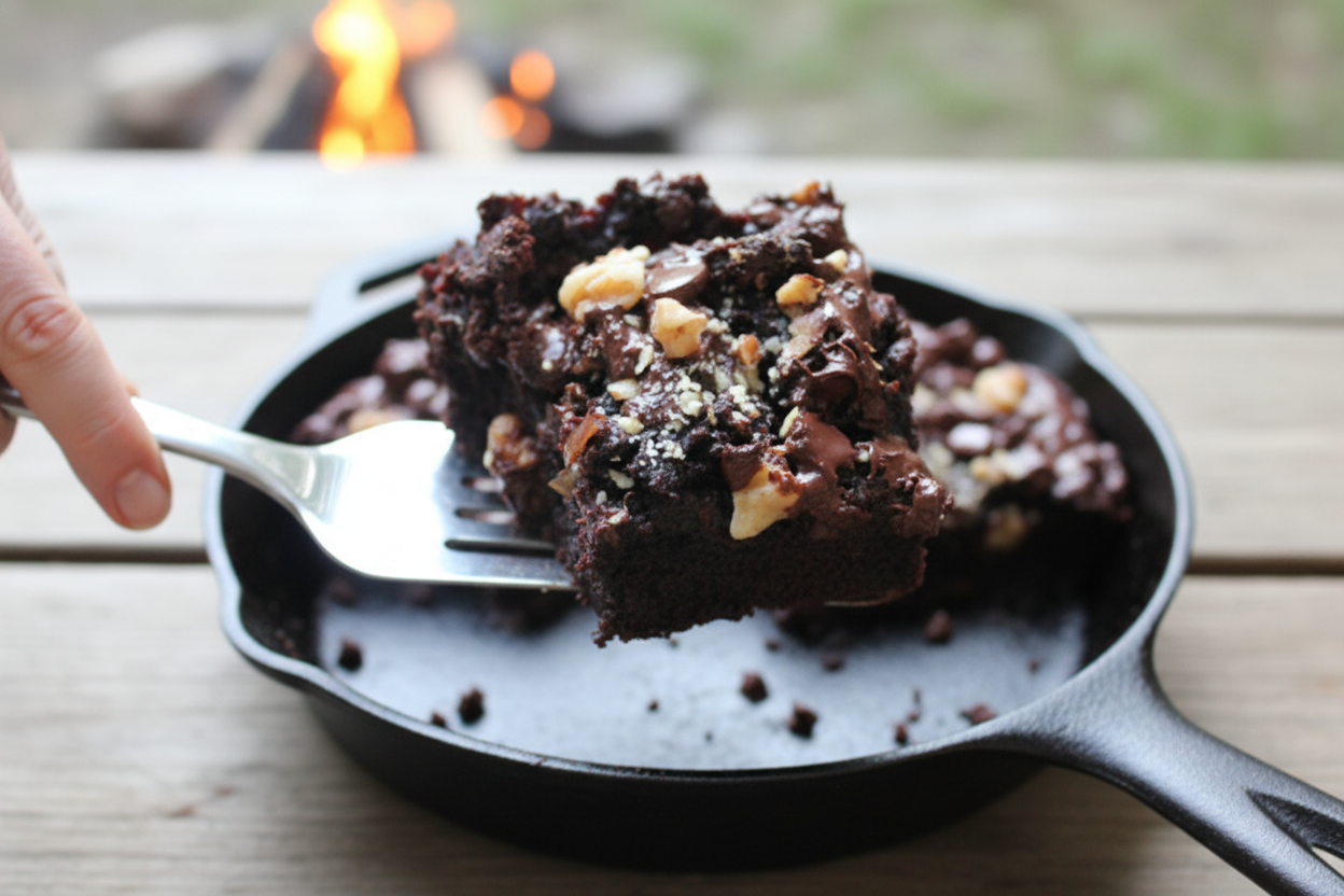 Easy Chocolate Camping Cake