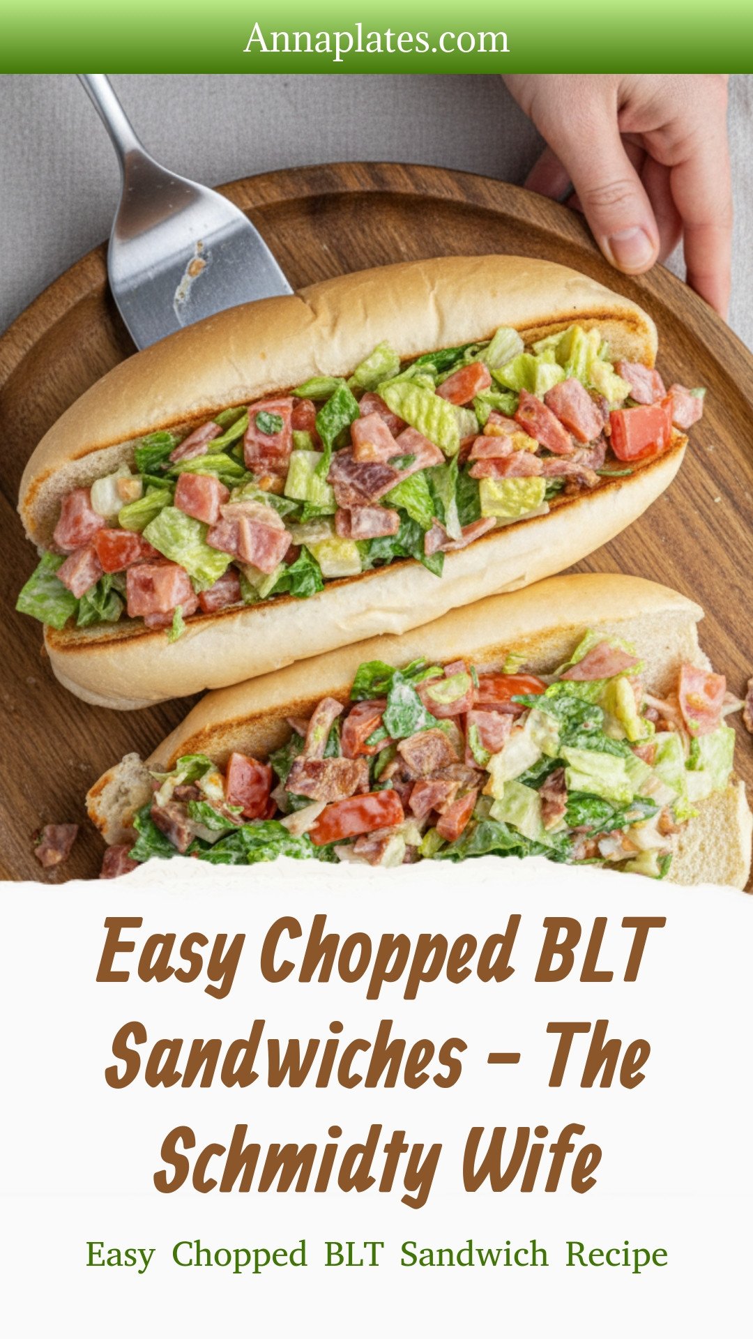 Easy Chopped BLT Sandwiches - The Schmidty Wife