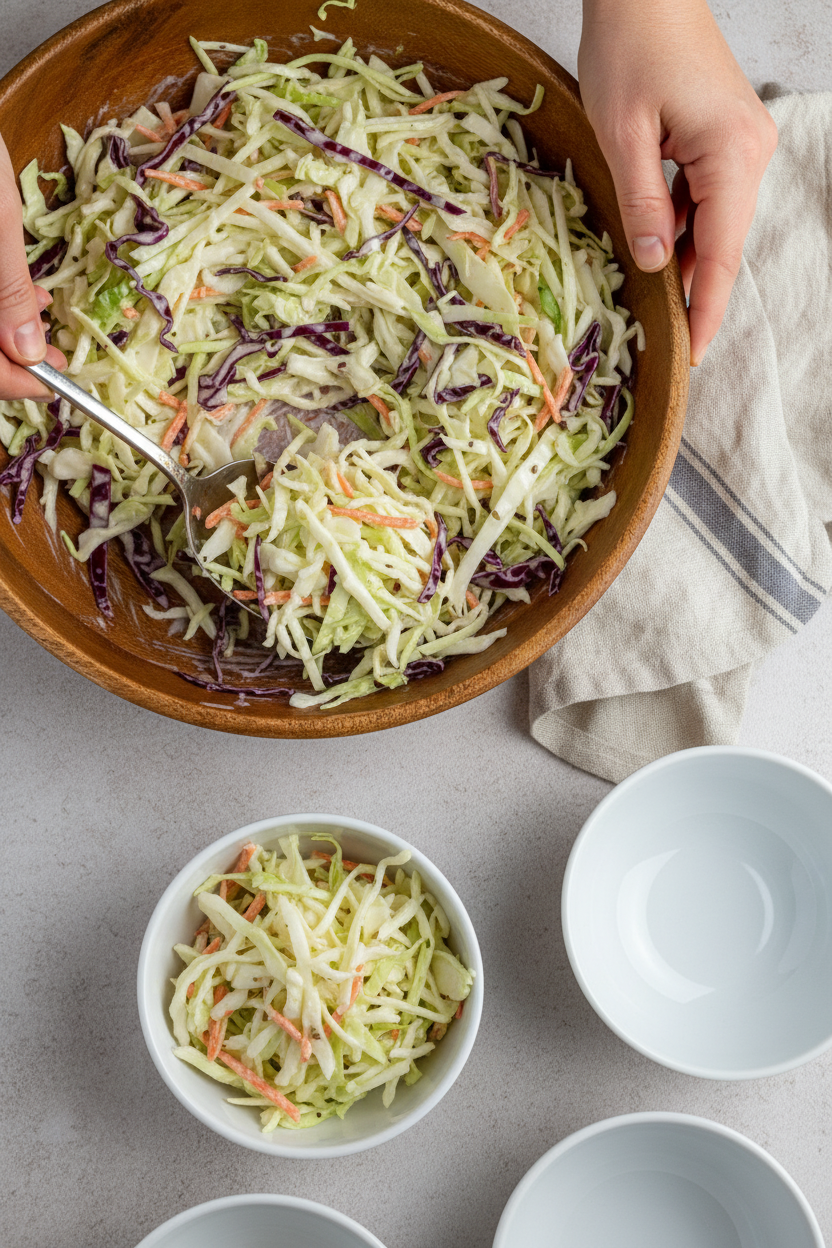 Easy Coleslaw Recipe without Celery Seed - The Schmidty Wife