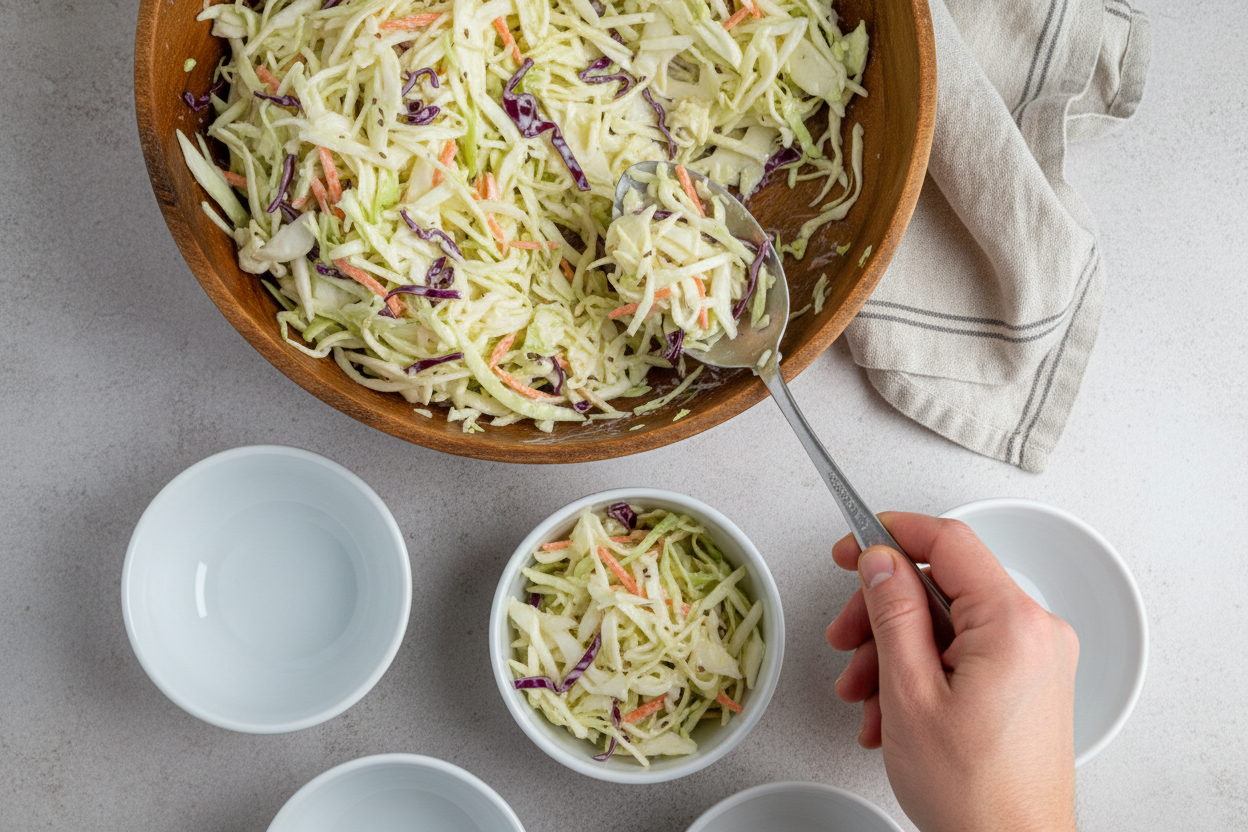 Easy Coleslaw Recipe without Celery Seed - The Schmidty Wife